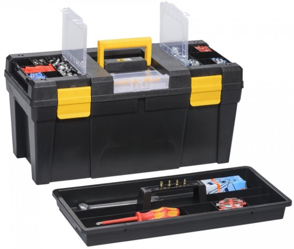 allit Werkzeugkoffer McPlus Promo 23, PP, schwarz/gelb