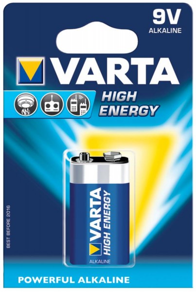 VARTA Alkaline Batterie ´LONGLIFE Power´, E-Block (9V/6LR61)