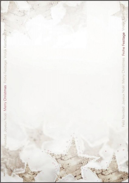 sigel Weihnachts-Motiv-Papier Christmas Timber, A4, 90 g/qm