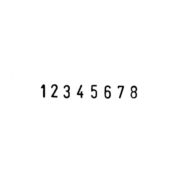 COLOP Ziffernstempel 03008, 8-stellig