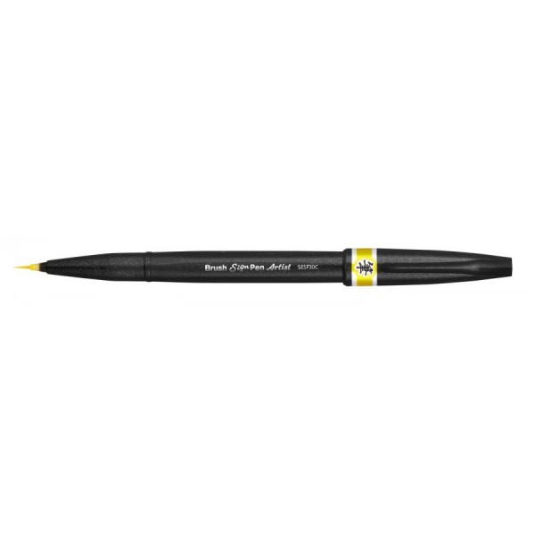 PentelArts Pinselstift Sign Pen Artist, gelb