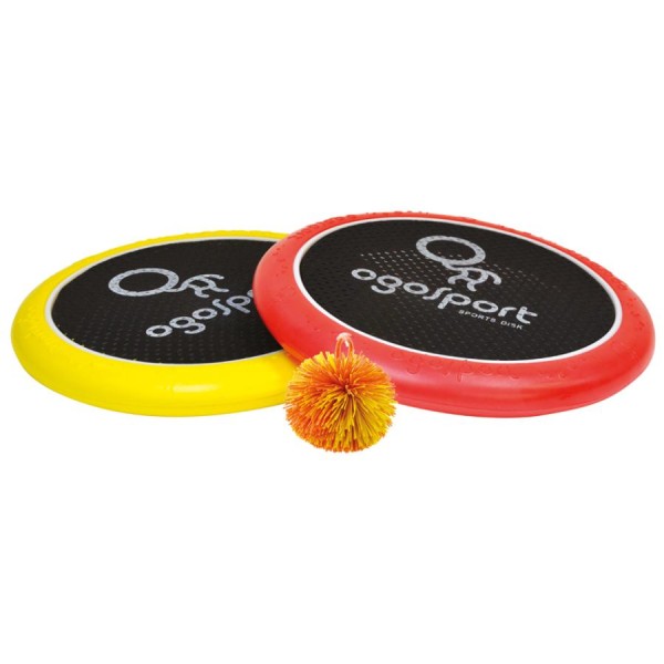 SCHILDKRÖT ogoSport Ballspiel-Set, Farbe: gelb / rot