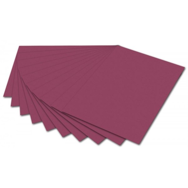folia Fotokarton, DIN A4, 300 g/qm, weinrot