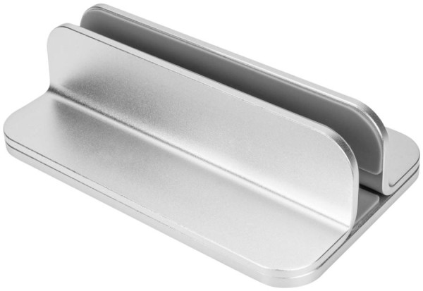 DIGITUS Vertikaler Notebook Ständer, Aluminium, silber
