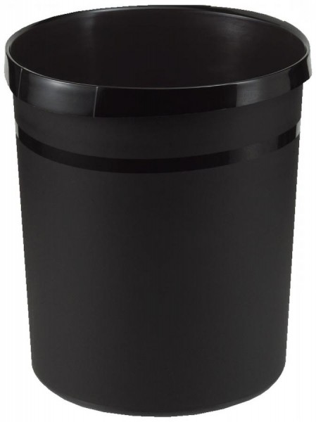 HAN Papierkorb GRIP, 18 Liter, rund, schwarz