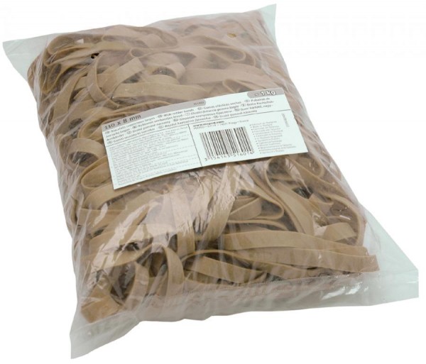 Maped Gummibänder, natur, 90 x 6 mm, Großpackung