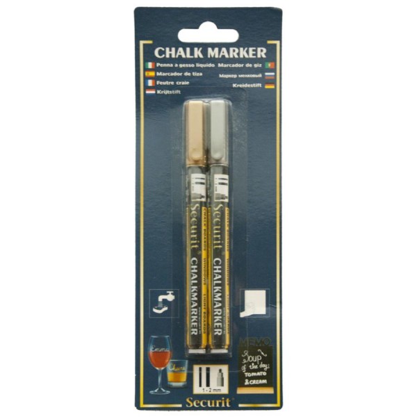 Securit Kreidemarker ORIGINAL SMALL, 2er Set