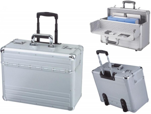 ALUMAXX Pilotenkoffer ´OMEGA´, Aluminium, silber