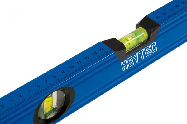 HEYTEC Wasserwaage, Standard, 3 Libellen, Länge: 400 mm