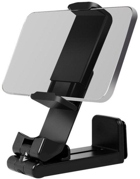 LogiLink Smartphone-Ständer, faltbar & klemmbarer, schwarz