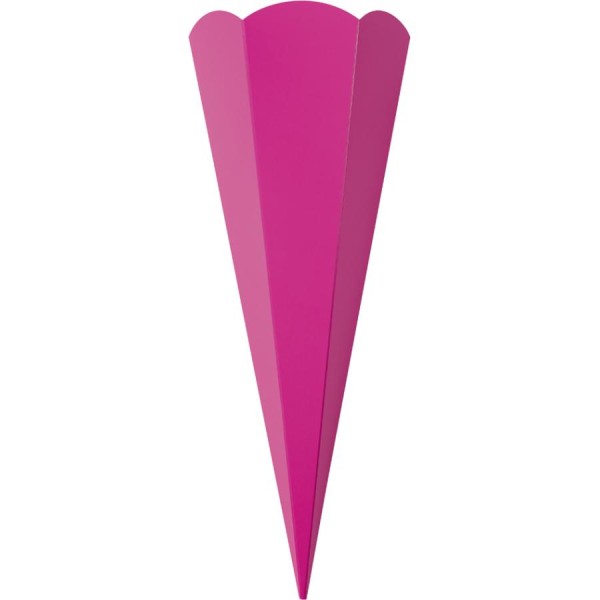folia Schultüten-Zuschnitt, 6-eckig, 680 mm, pink