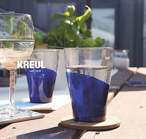 KREUL Glas- und Porzellanmarker Clear, Set 6 x 20 ml