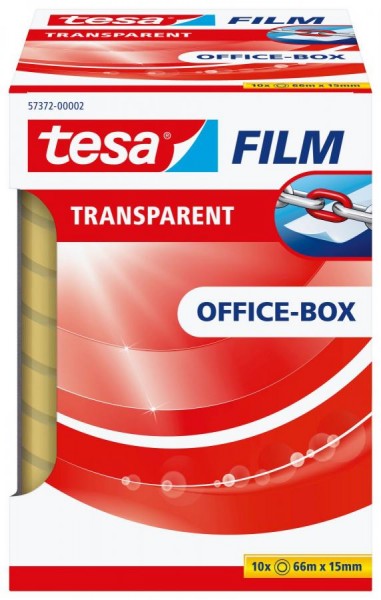 tesa Film, transparent, 15 mm x 66 m
